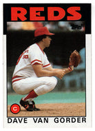 Dave Van Gorder - Cincinnati Reds (MLB Baseball Card) 1986 Topps # 143 Mint