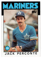 Jack Perconte - Seattle Mariners (MLB Baseball Card) 1986 Topps # 146 Mint
