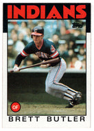 Brett Butler - Cleveland Indians (MLB Baseball Card) 1986 Topps # 149 Mint