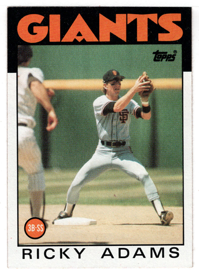Ricky Adams - San Francisco Giants (MLB Baseball Card) 1986 Topps # 153 Mint