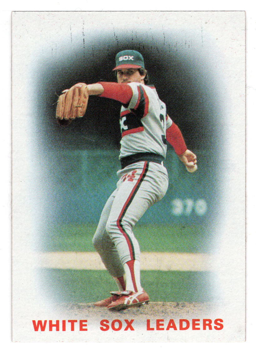 Richard Dotson - Chicago White Sox - Team Leaders (MLB Baseball Card) 1986 Topps # 156 Mint