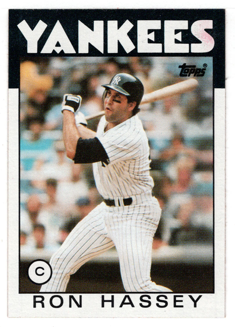 Ron Hassey - New York Yankees (MLB Baseball Card) 1986 Topps # 157 Mint