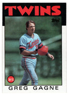 Greg Gagne - Minnesota Twins (MLB Baseball Card) 1986 Topps # 162 Mint