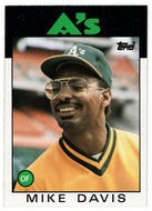 Mike Davis - Oakland Athletics (MLB Baseball Card) 1986 Topps # 165 Mint