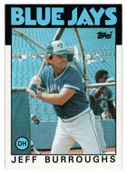 Jeff Burroughs - Toronto Blue Jays (MLB Baseball Card) 1986 Topps # 168 Mint