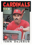 Ivan DeJesus - St. Louis Cardinals (MLB Baseball Card) 1986 Topps # 178 Mint