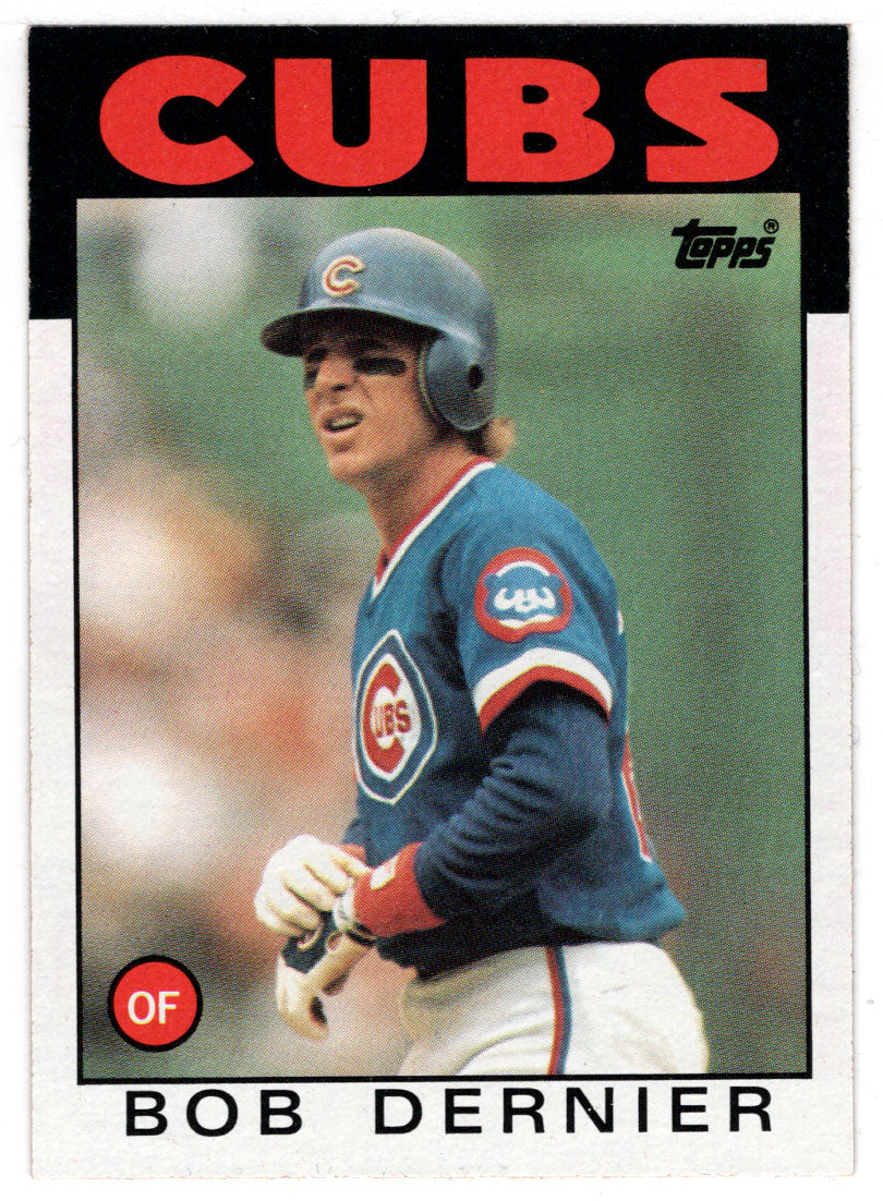 Bob Dernier - Chicago Cubs (MLB Baseball Card) 1986 Topps # 188 Mint