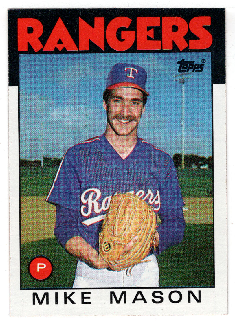 Mike Mason - Texas Rangers (MLB Baseball Card) 1986 Topps # 189 Mint