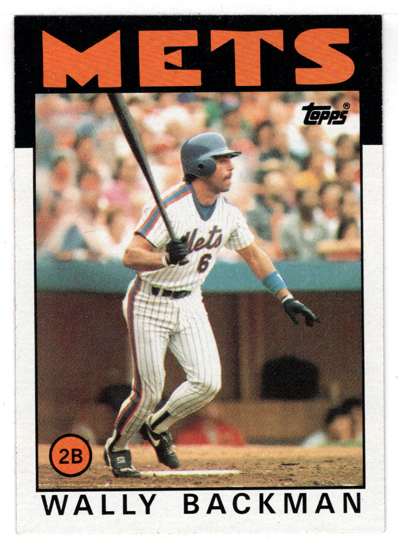 Wally Backman - New York Mets (MLB Baseball Card) 1986 Topps # 191 Mint