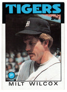 Milt Wilcox - Detroit Tigers (MLB Baseball Card) 1986 Topps # 192 Mint