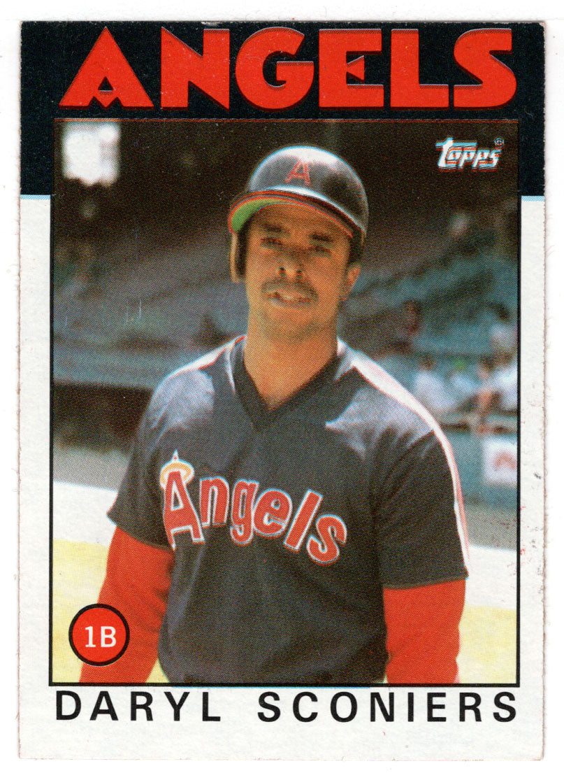 Daryl Sconiers -  California Angels (MLB Baseball Card) 1986 Topps # 193 Mint