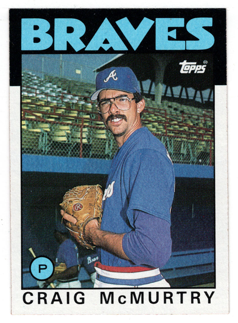 Craig McMurtry - Atlanta Braves (MLB Baseball Card) 1986 Topps # 194 Mint