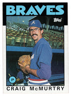 Craig McMurtry - Atlanta Braves (MLB Baseball Card) 1986 Topps # 194 Mint