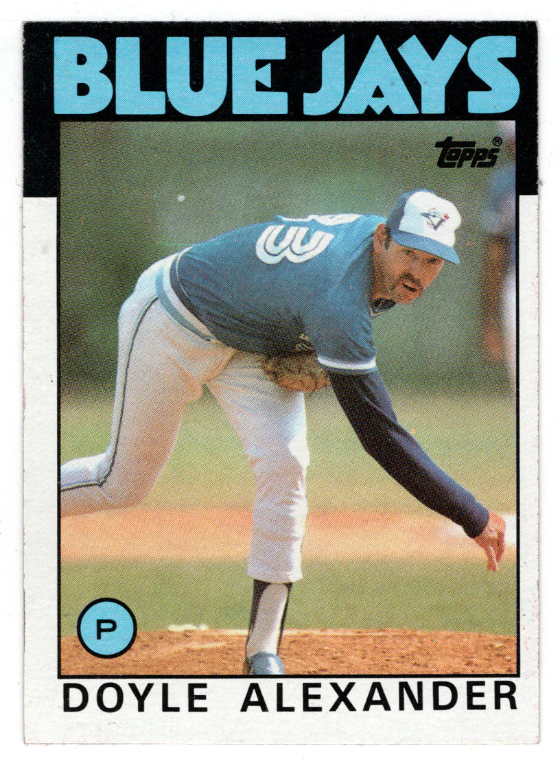 Doyle Alexander - Toronto Blue Jays (MLB Baseball Card) 1986 Topps # 196 Mint