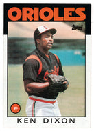 Ken Dixon - Baltimore Orioles (MLB Baseball Card) 1986 Topps # 198 Mint