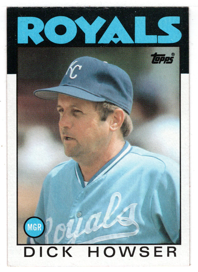 Dick Howser - Kansas City Royals - Manager (MLB Baseball Card) 1986 Topps # 199 Mint