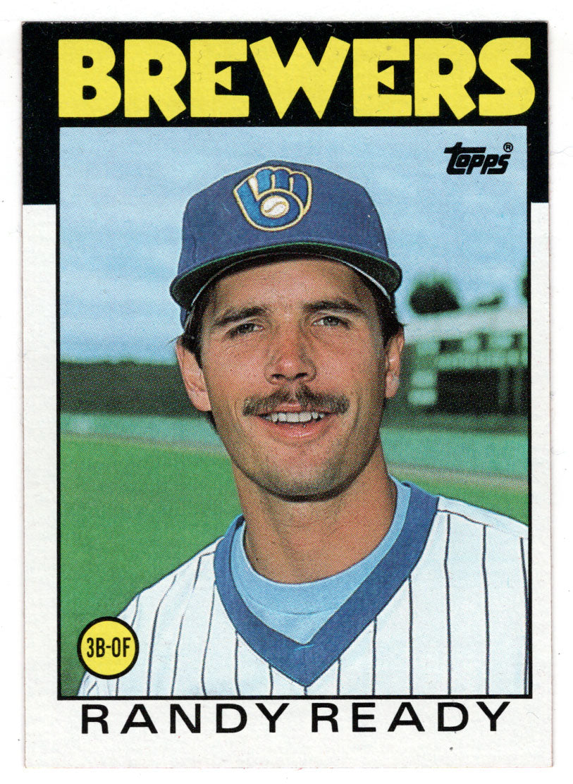 Randy Ready - Milwaukee Brewers (MLB Baseball Card) 1986 Topps # 209 Mint