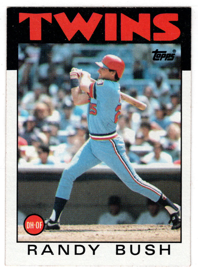 Randy Bush - Minnesota Twins (MLB Baseball Card) 1986 Topps # 214 Mint