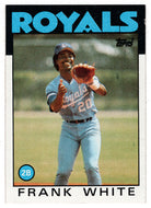 Frank White - Kansas City Royals (MLB Baseball Card) 1986 Topps # 215 Mint