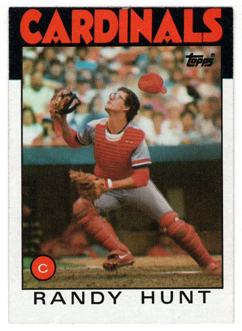 Randy Hunt RC - St. Louis Cardinals (MLB Baseball Card) 1986 Topps # 218 Mint