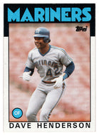 Dave Henderson - Seattle Mariners (MLB Baseball Card) 1986 Topps # 221 Mint