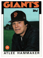 Atlee Hammaker - San Francisco Giants (MLB Baseball Card) 1986 Topps # 223 Mint