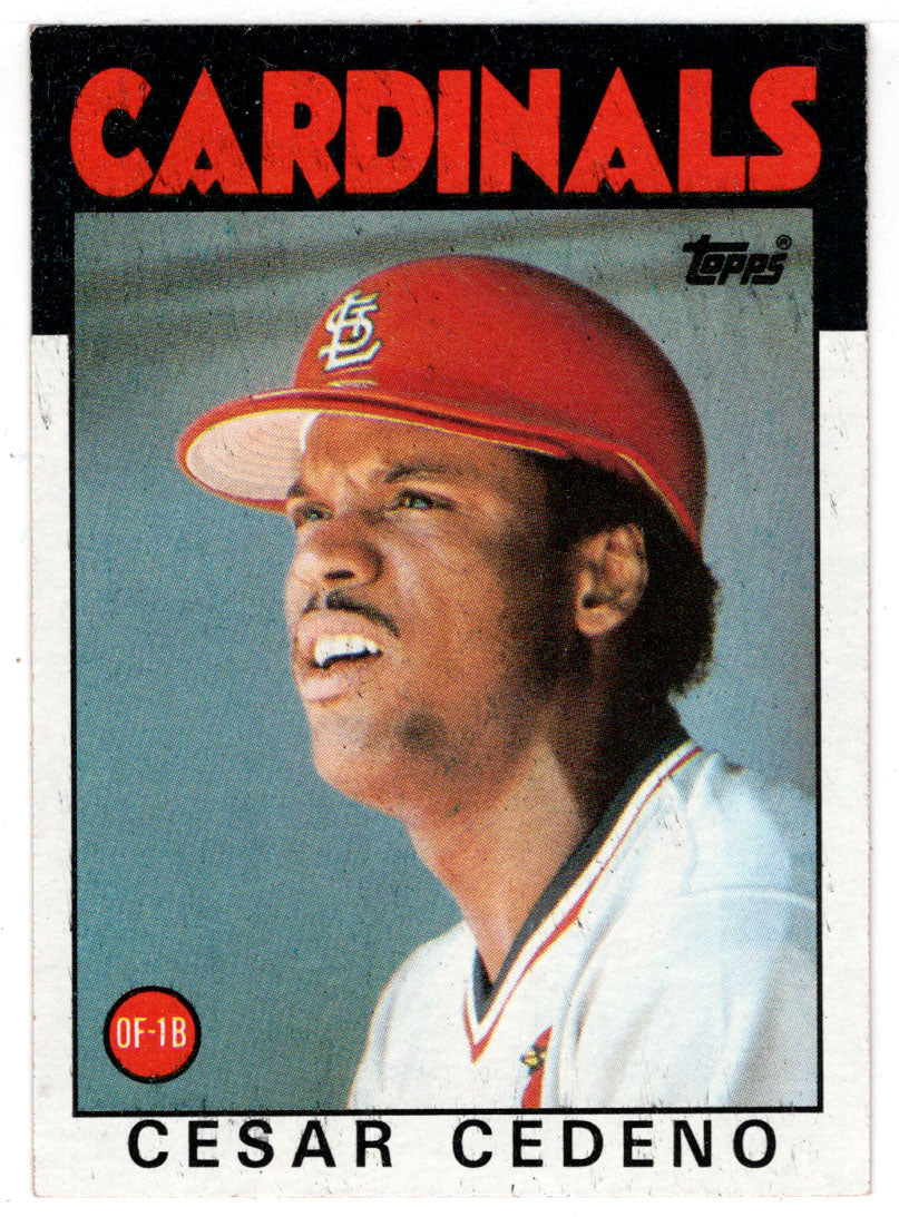 Cesar Cedeno - St. Louis Cardinals (MLB Baseball Card) 1986 Topps # 224 Mint