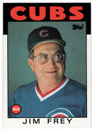 Jim Frey - Chicago Cubs - Manager (MLB Baseball Card) 1986 Topps # 231 Mint