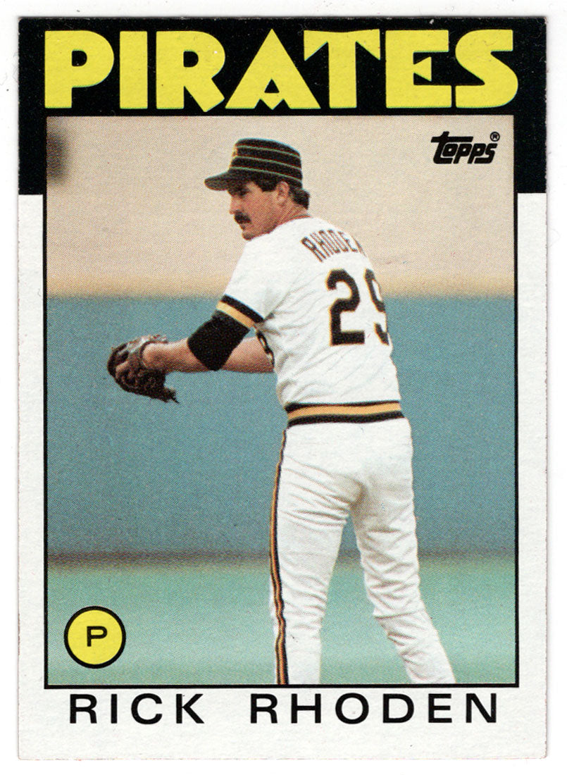 Rick Rhoden - Pittsburgh Pirates (MLB Baseball Card) 1986 Topps # 232 Mint