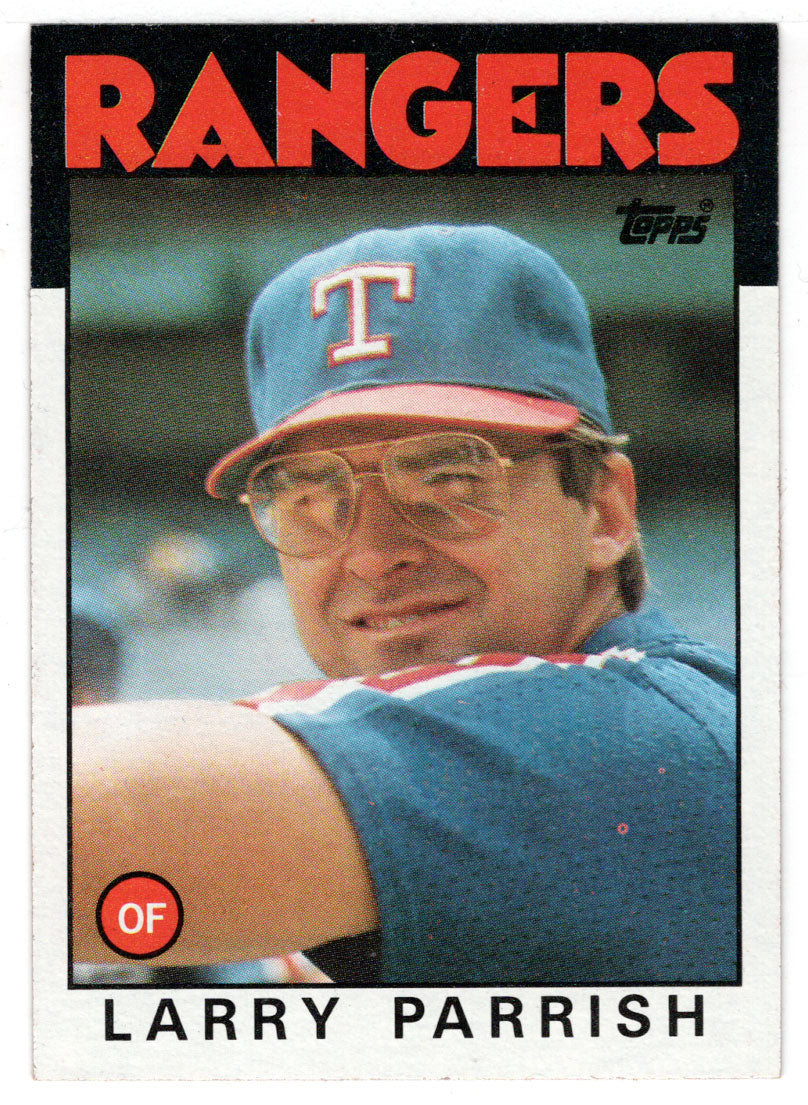 Larry Parrish - Texas Rangers (MLB Baseball Card) 1986 Topps # 238 Mint