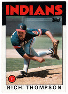 Rich Thompson RC - Cleveland Indians (MLB Baseball Card) 1986 Topps # 242 Mint