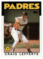 Craig Lefferts - San Diego Padres (MLB Baseball Card) 1986 Topps # 244 Mint