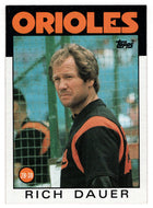 Rich Dauer - Baltimore Orioles (MLB Baseball Card) 1986 Topps # 251 Mint