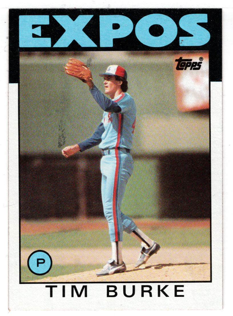 Tim Burke RC - Montreal Expos (MLB Baseball Card) 1986 Topps # 258 Mint