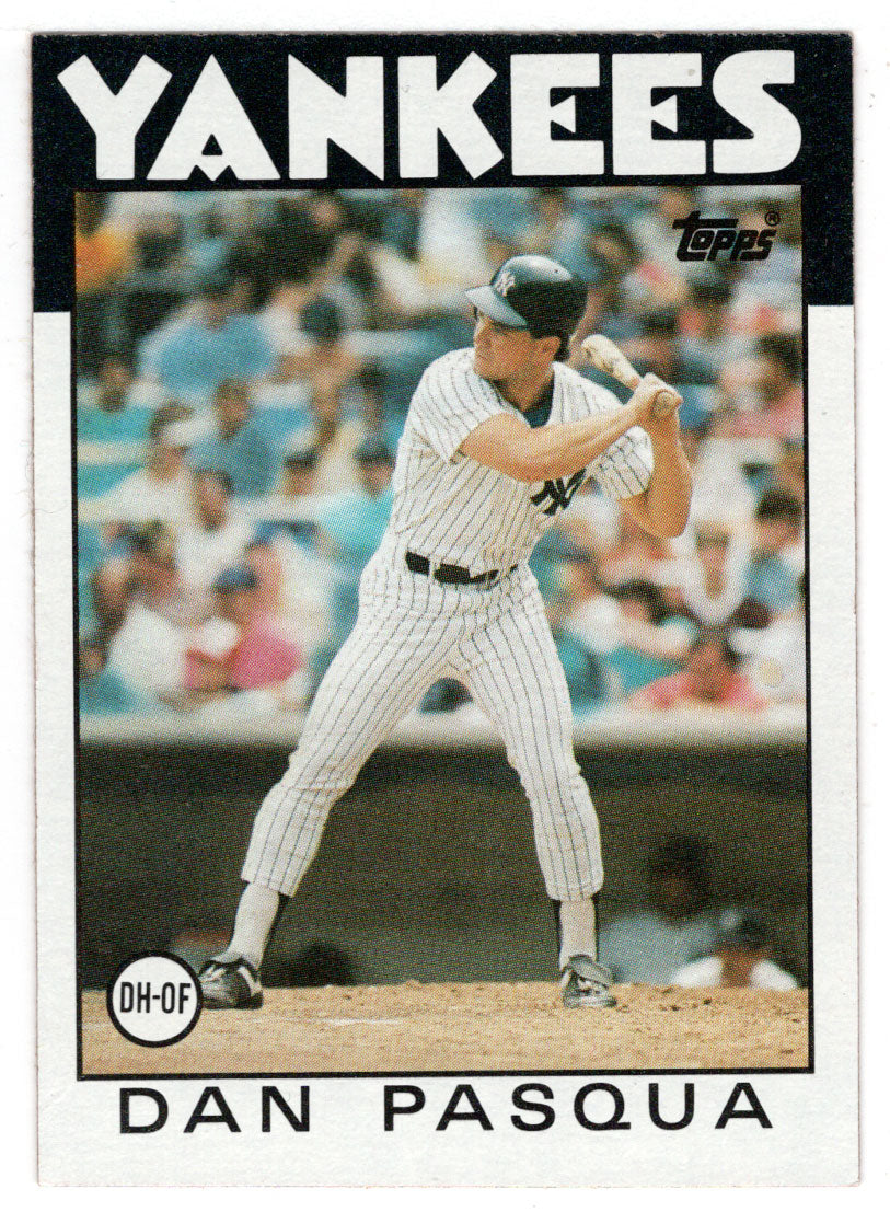 Dan Pasqua - New York Yankees (MLB Baseball Card) 1986 Topps # 259 Mint