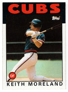 Keith Moreland - Chicago Cubs (MLB Baseball Card) 1986 Topps # 266 Mint