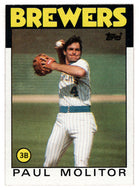 Paul Molitor - Milwaukee Brewers (MLB Baseball Card) 1986 Topps # 267 Mint