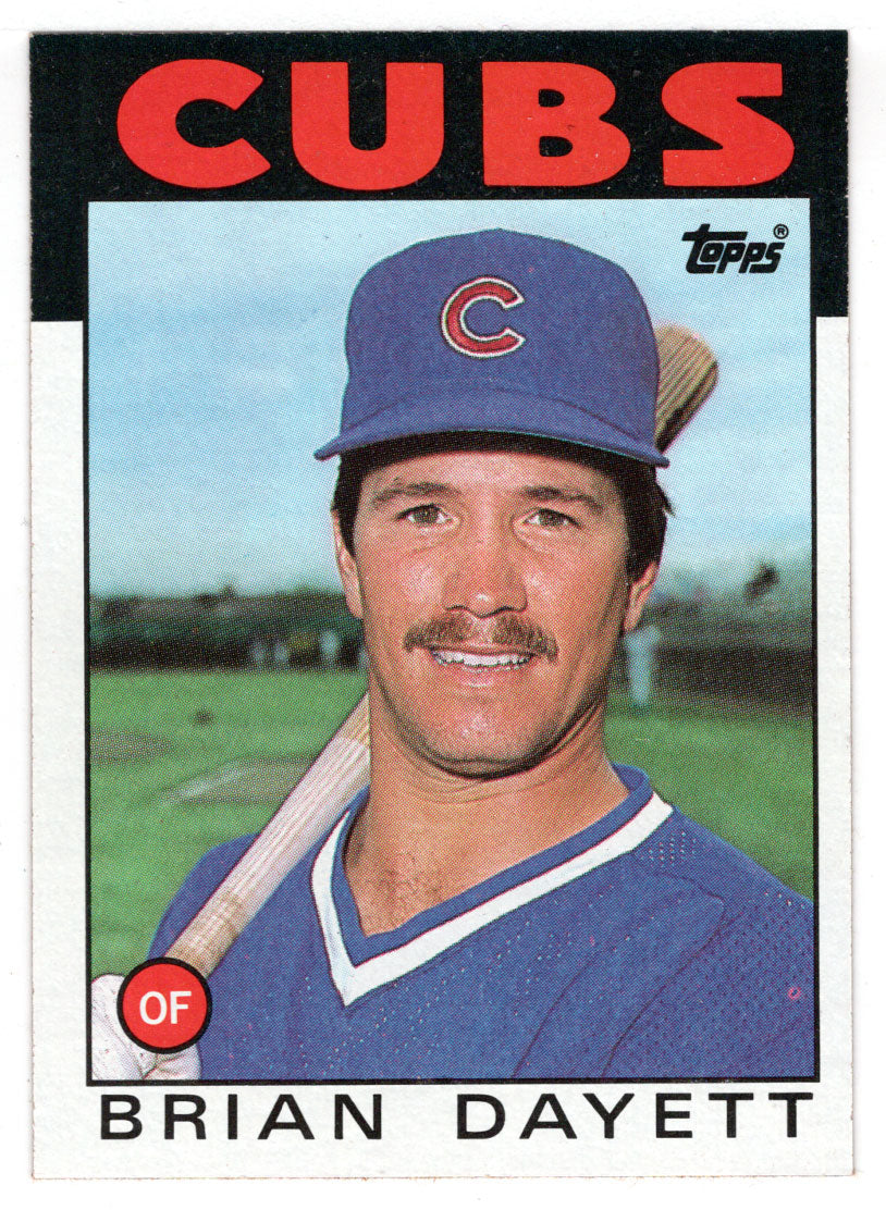 Brian Dayett - Chicago Cubs (MLB Baseball Card) 1986 Topps # 284 Mint