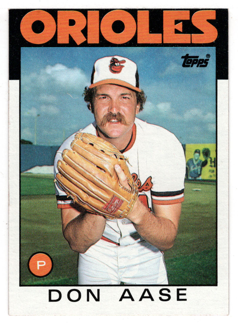 Don Aase - Baltimore Orioles (MLB Baseball Card) 1986 Topps # 288 Mint