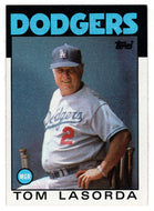 Tom Lasorda - Los Angeles Dodgers - Manager (MLB Baseball Card) 1986 Topps # 291 Mint