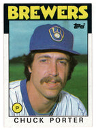 Chuck Porter - Milwaukee Brewers (MLB Baseball Card) 1986 Topps # 292 Mint