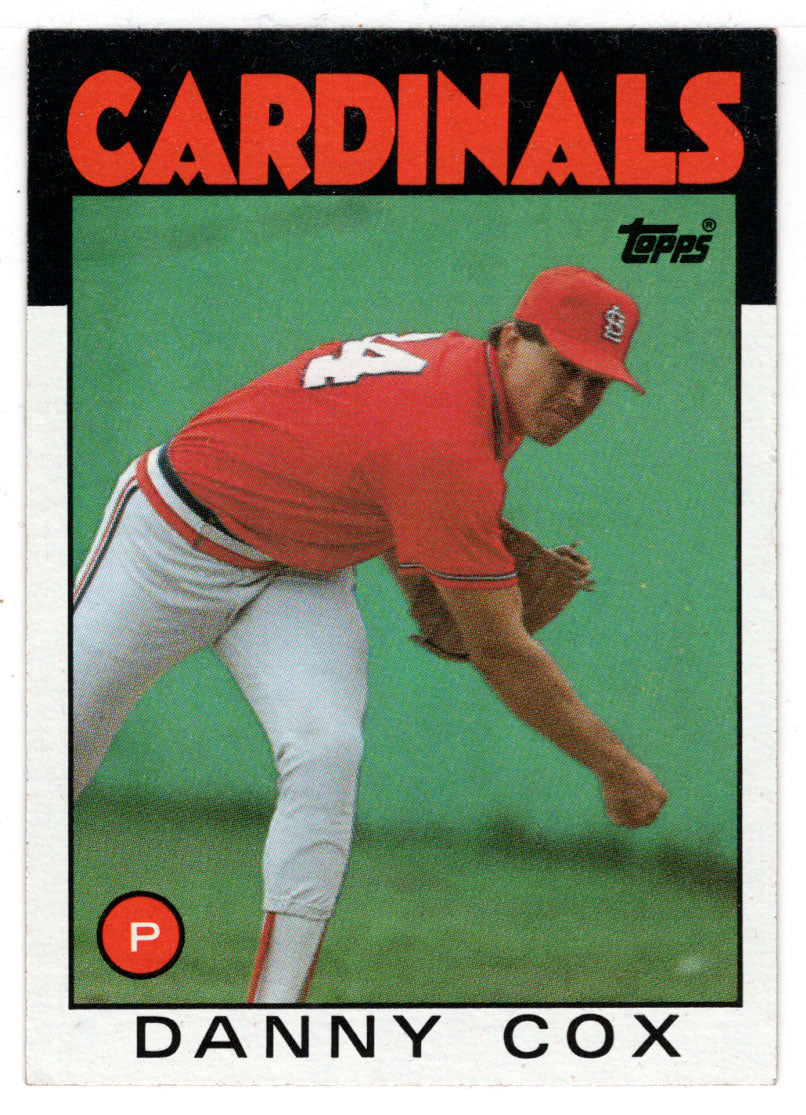 Danny Cox - St. Louis Cardinals (MLB Baseball Card) 1986 Topps # 294 Mint