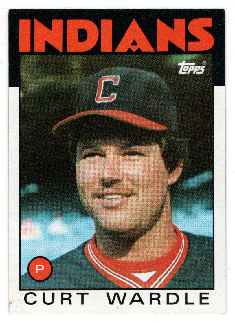 Curt Wardle RC - Cleveland Indians (MLB Baseball Card) 1986 Topps # 303 Mint