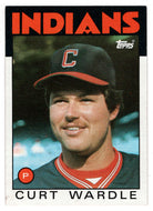 Curt Wardle RC - Cleveland Indians (MLB Baseball Card) 1986 Topps # 303 Mint