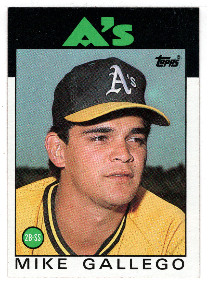 Mike Gallego RC - Oakland Athletics (MLB Baseball Card) 1986 Topps # 304 Mint