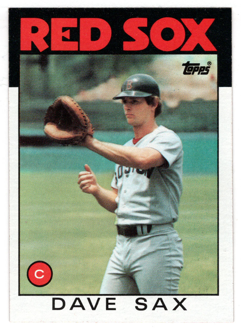 Dave Sax - Boston Red Sox (MLB Baseball Card) 1986 Topps # 307 Mint