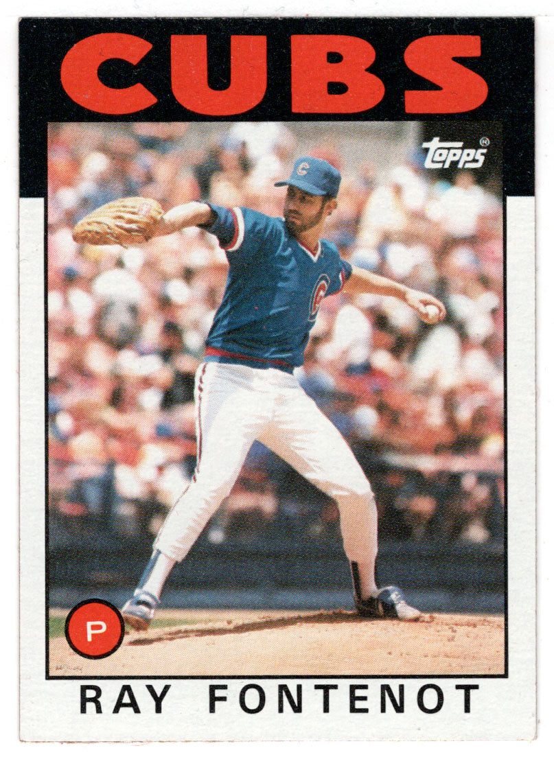 Ray Fontenot - Chicago Cubs (MLB Baseball Card) 1986 Topps # 308 Mint