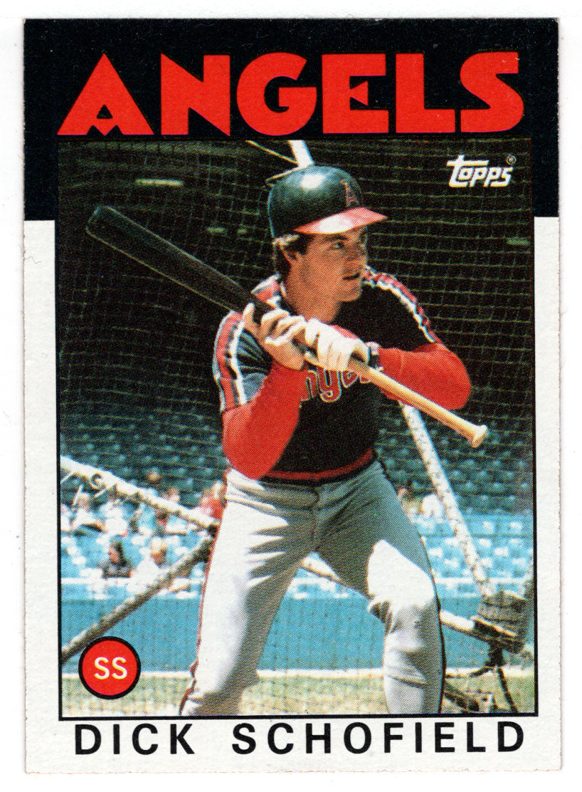 Dick Schofield - California Angels (MLB Baseball Card) 1986 Topps # 311 Mint