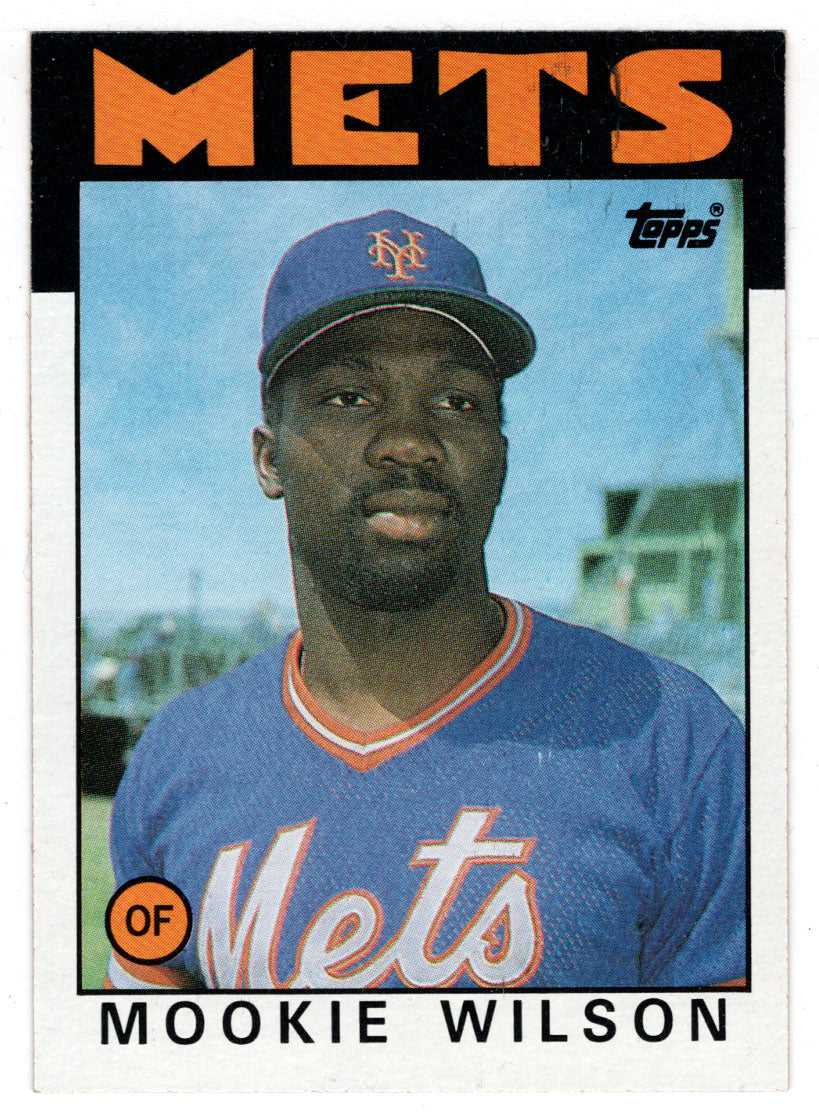 Mookie Wilson - New York Mets (MLB Baseball Card) 1986 Topps # 315 Min –  PictureYourDreams