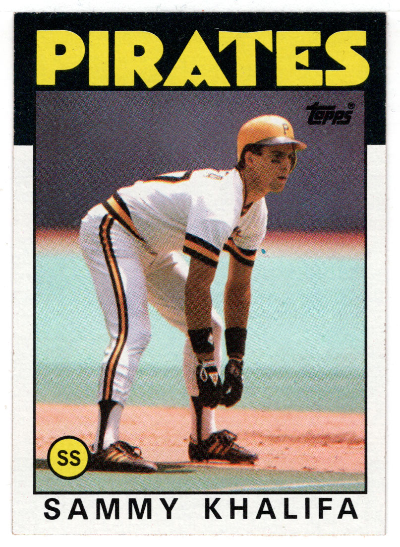 Sammy Khalifa RC - Pittsburgh Pirates (MLB Baseball Card) 1986 Topps # 316 Mint